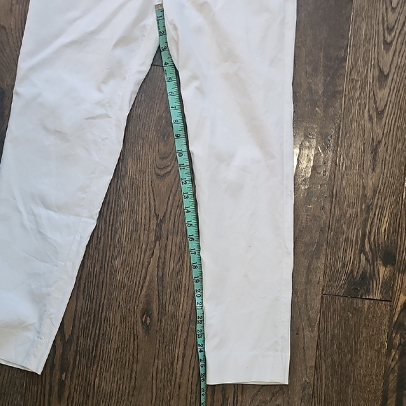 J. Crew Women's White Ankle Pants - Picture 5 of 6